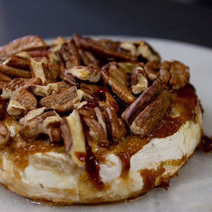 Maple Pecan Baked  Brie